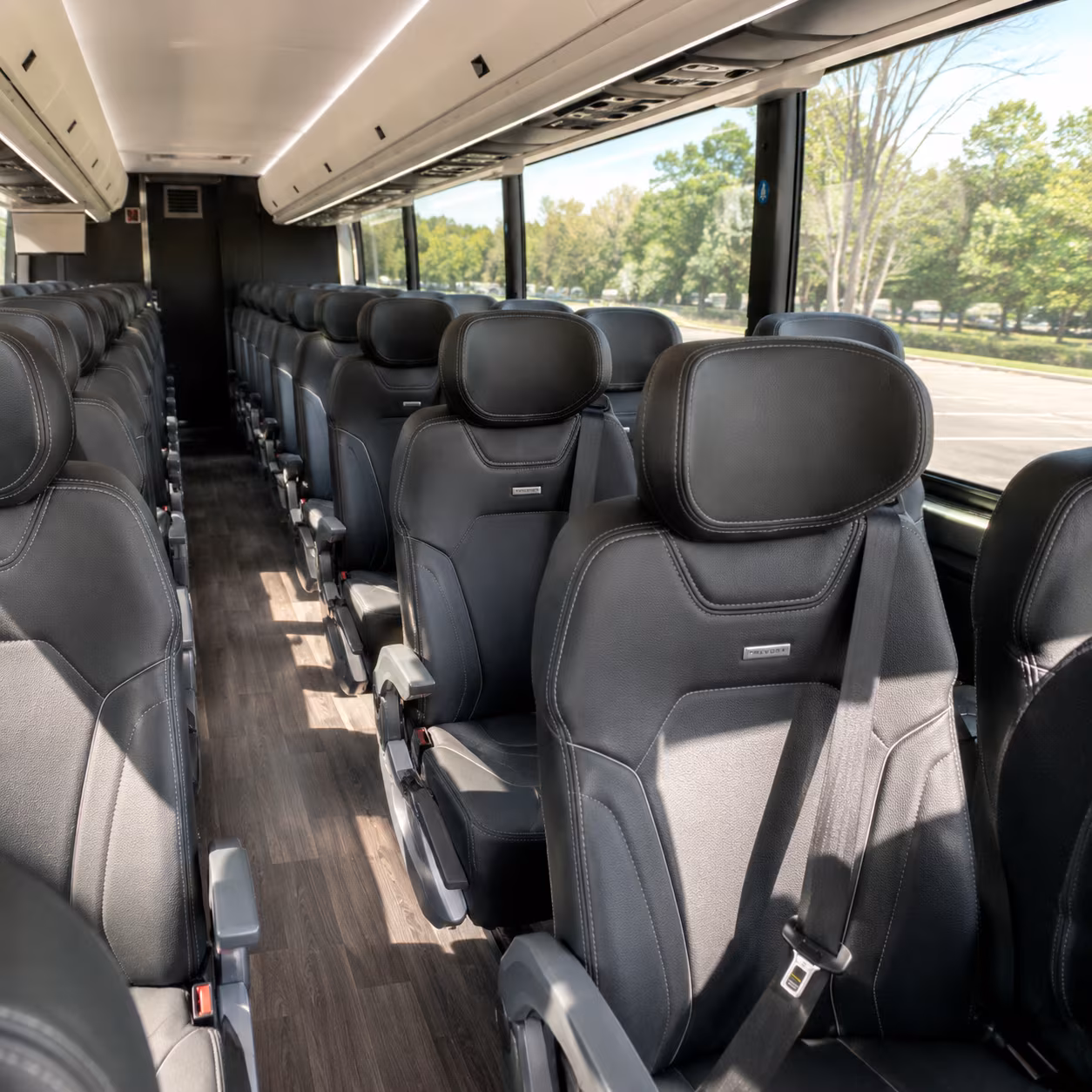 40-56 Passenger Charter Bus Interior