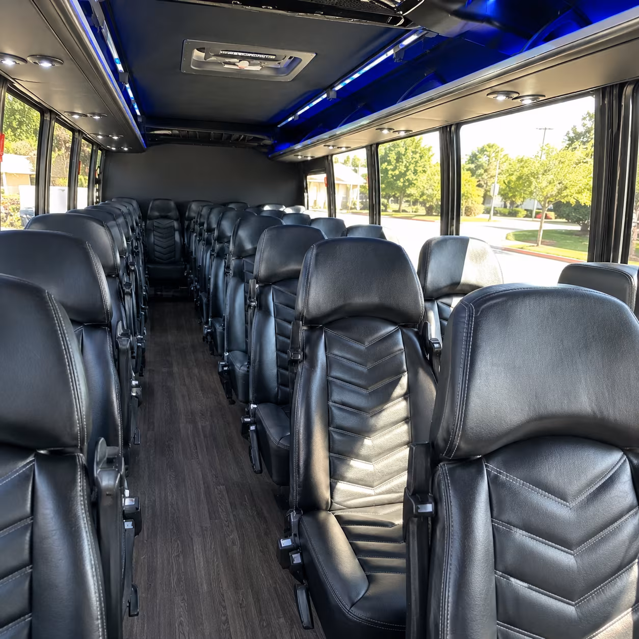 Meridian Airport Shuttle & Transportation party bus exterior
