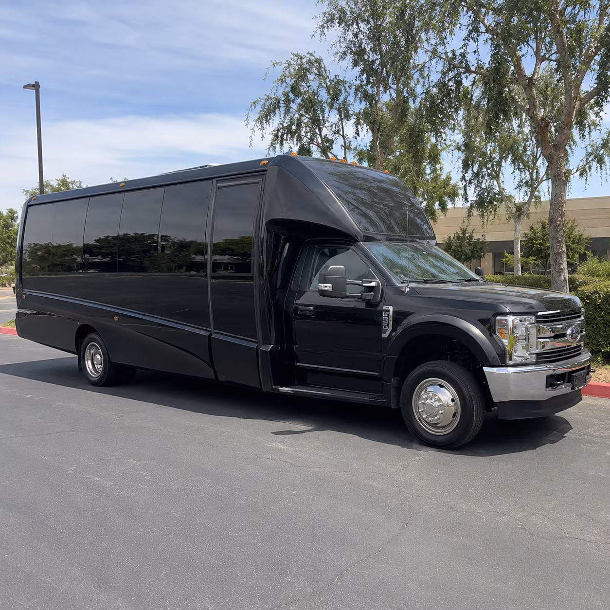 Meridian Birthday, Sweet 16, & Quinceañera Transportation party bus exterior