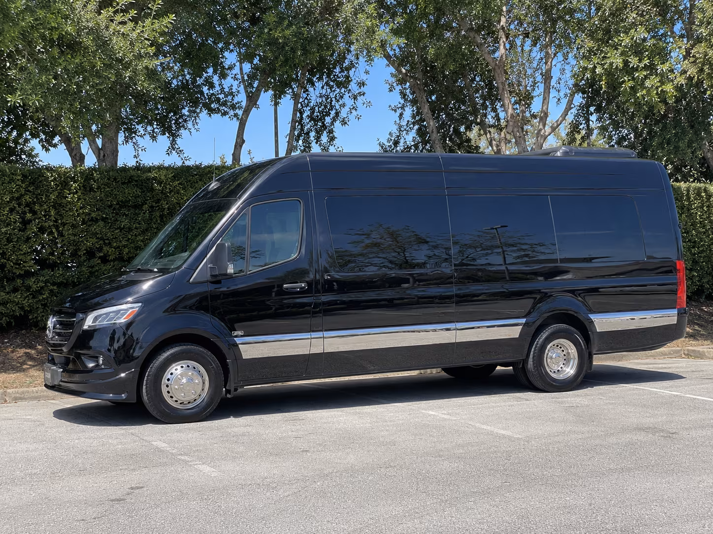 Meridian Corporate Transportation party bus exterior