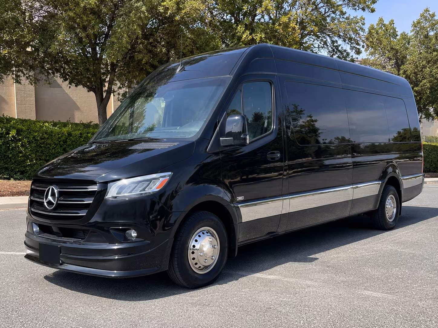 Meridian Corporate Transportation party bus exterior