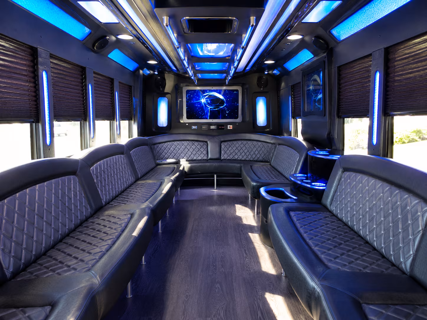 Meridian Prom & Homecoming Transportation party bus exterior