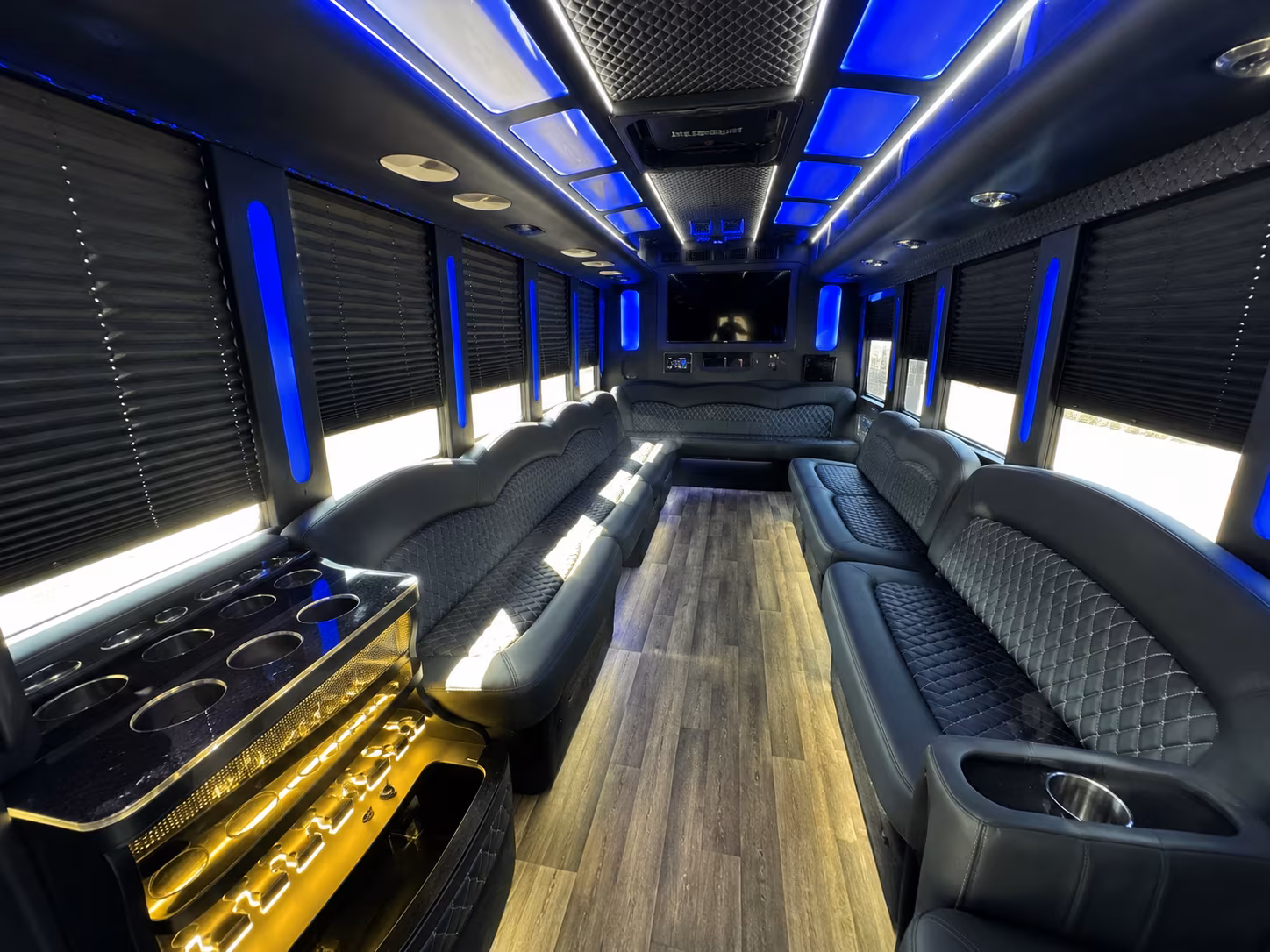 Meridian Prom & Homecoming Transportation onboard seating