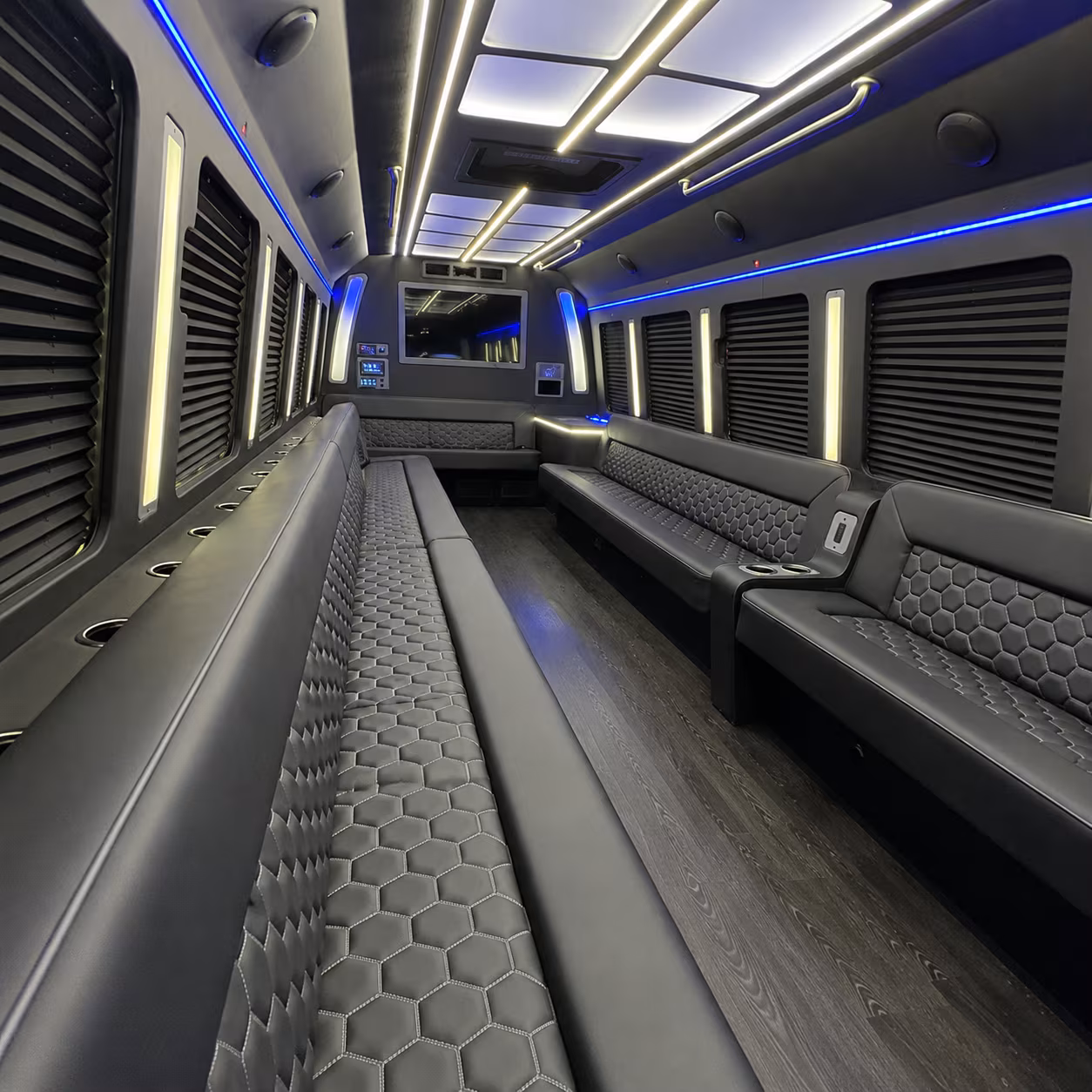 Meridian Prom & Homecoming Transportation party bus exterior
