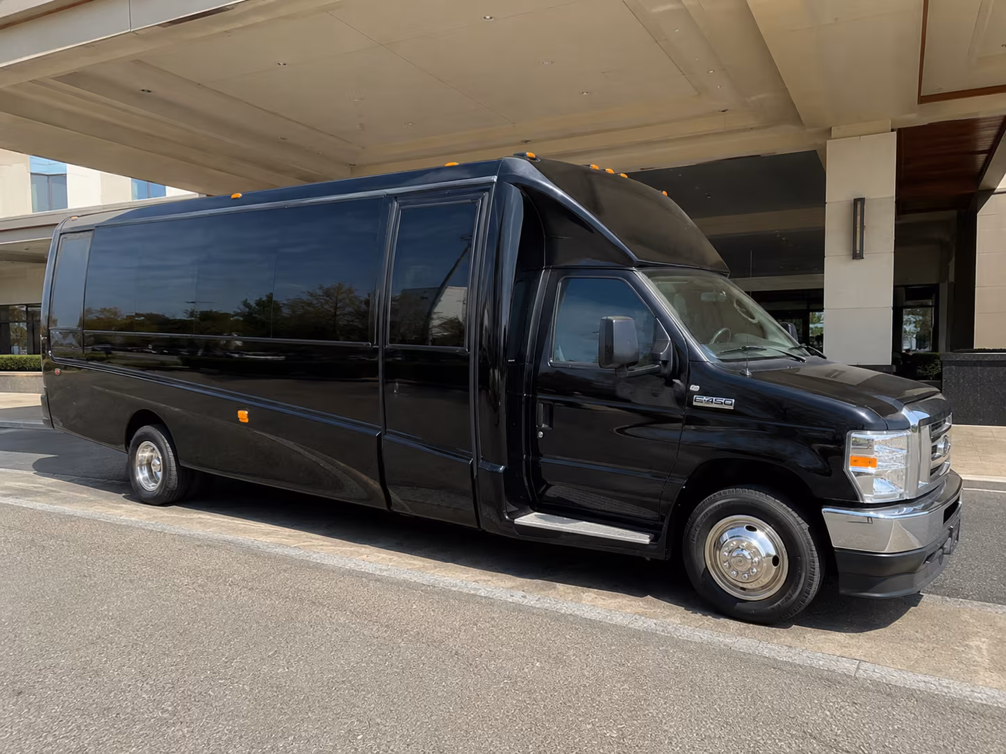 Meridian Sporting Event Transportation party bus exterior