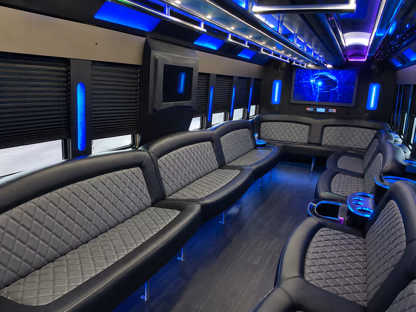 Meridian Winery Tour & Pub Crawl Transportation party bus exterior