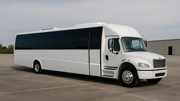 Exterior of Charter Bus Company Pocatello's 20 Passenger Party Bus in Pocatello