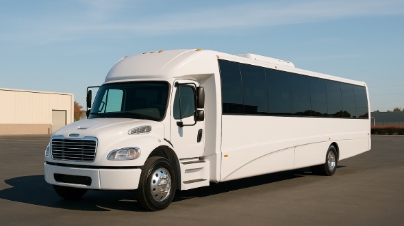 Exterior of Charter Bus Company Boise's 25 Passenger Party Bus in Boise