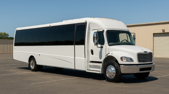 Exterior of Charter Bus Company Ogden's 25 Passenger Party Bus in Ogden