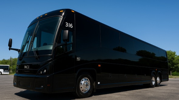 Exterior of Charter Bus Company Twin Falls's 40 Passenger Party Bus in Twin Falls