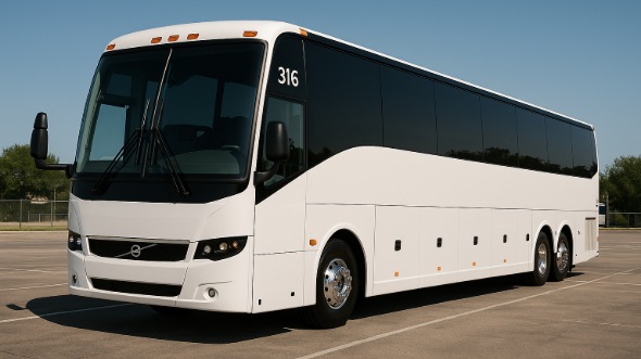 Exterior of Charter Bus Company Meridian's 47 Passenger Charter Bus in Meridian
