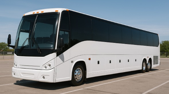Exterior of Charter Bus Company Meridian's 55 Passenger Charter Bus in Meridian