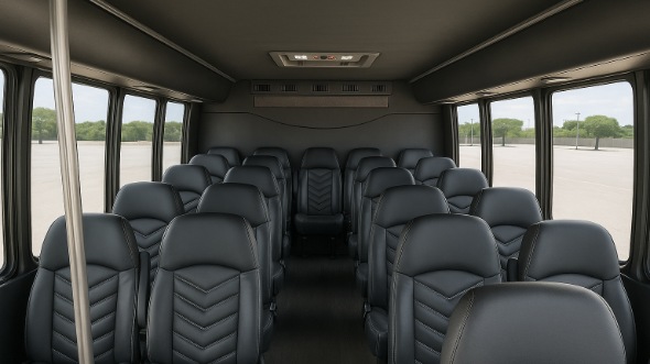 25 passenger minibus interior