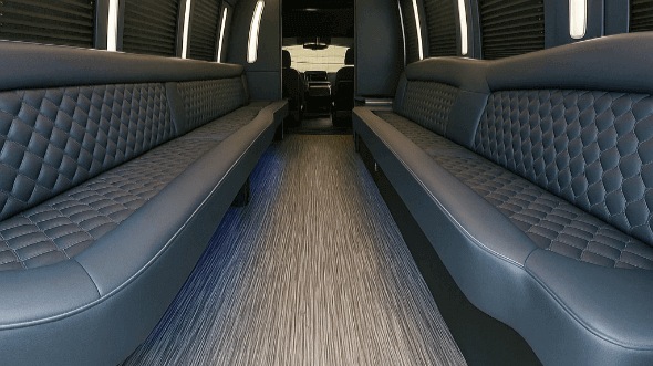 meridian 28 passenger party bus rental